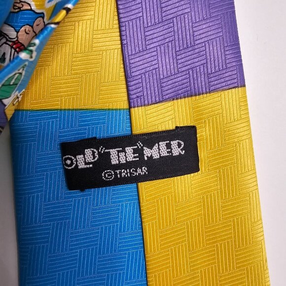 Neck Tie Novelty Retired & Loving It Necktie Big "Tie"Mer Polyester - Picture 9 of 12